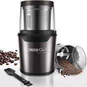 RRP £34.16 LINKchef Coffee Grinder Electric and Spice Grinder