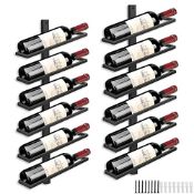RRP £64.01 Giyiprpi 4 Pieces Wall Wine Rack Bottle Rack for 12 Bottles