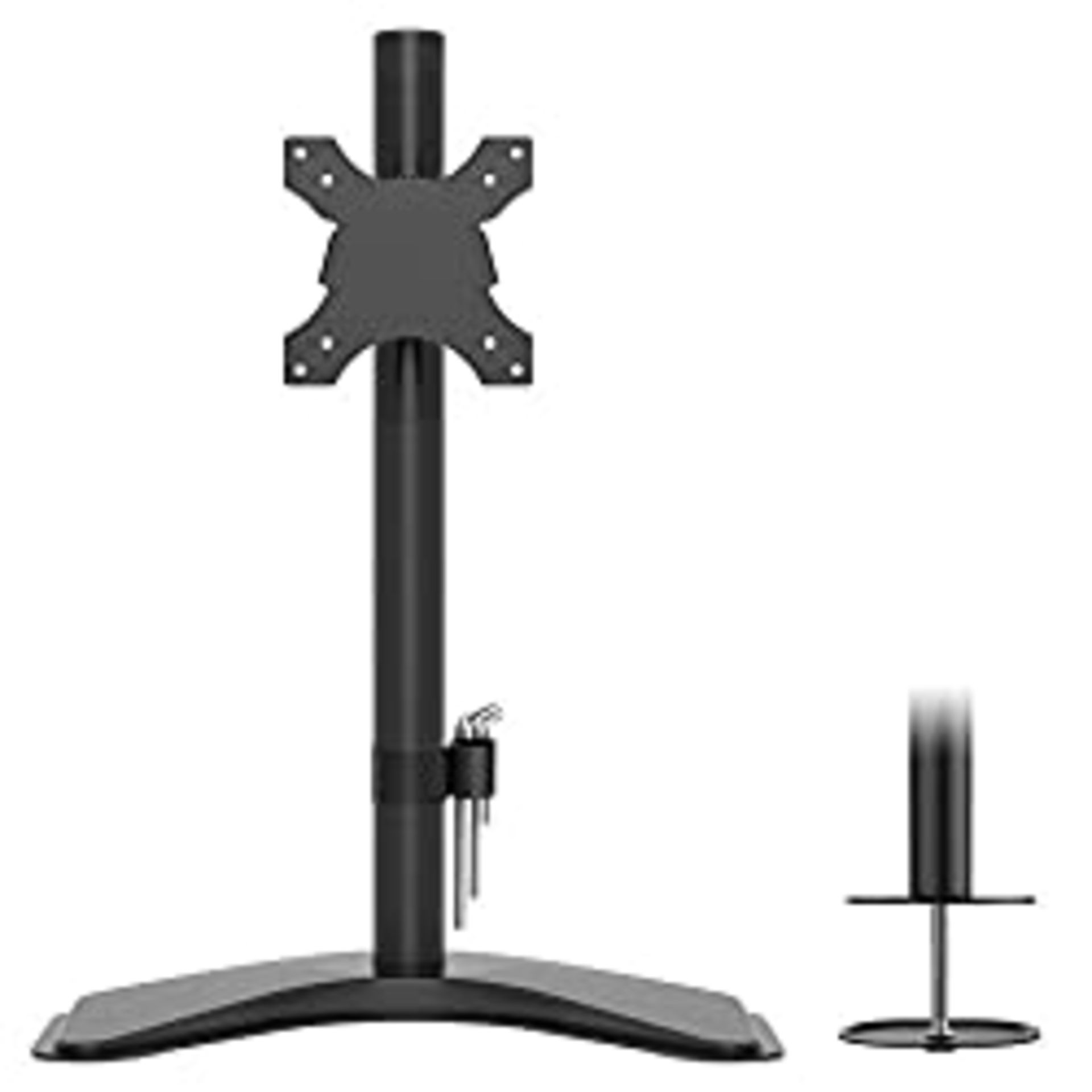 RRP £26.64 BONTEC Single Arm Desk Mount for 13-27 LCD LED Monitor