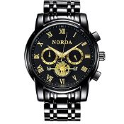 RRP £46.90 YOSIMI NORDA Man Sports Watch Quartz-Silvergold Wristwatch