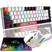 RRP £57.93 Gaming Keyboard & Mouse Set RGB Backlit Wired