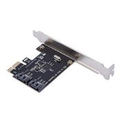 RRP £14.36 Lazmin 2 Port SATA PCI Express SATA Controller Card