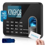 RRP £178.65 KYIDZON Clocking in Machine Business Card Scanner