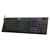 RRP £72.57 Redragon K619 Horus RGB Mechanical Keyboard