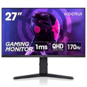 RRP £245.65 KOORUI 27 Inch Gaming Monitor