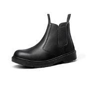 RRP £45.92 NORTIV 8 Mens Safety Boots Black Work Boots Mens Steel