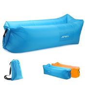 RRP £19.03 JSVER Inflatable Lounger Air Sofa with Portable Package for Travelling