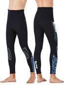 RRP £39.41 Owntop Men Women Wetsuit Pants 3mm Neoprene Tights