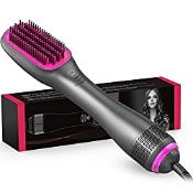 RRP £18.38 APOKE 3 in 1 Hair Dryer Brush & Straightener Brush