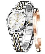 RRP £48.00 OLEVS Ladies Watches for Women Roman Numerals Diamond