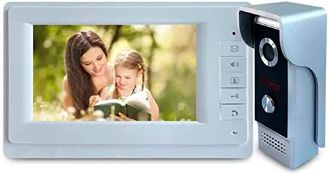 RRP £89.06 7'' Color Wired Video Door Phone Intercom System for
