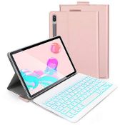 RRP £16.74 BRAND NEW STOCK Keyboard Case with Backlit Compatible with Samsung Galaxy Tab S6 10.5"