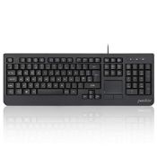 RRP £36.84 perixx PERIBOARD-513 Wired USB Keyboard with Touchpad and with 10 Hot Keys