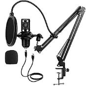 RRP £54.70 USB Condenser Microphone Professional PC Streaming