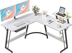 RRP £111.65 CubiCubi L-Shaped Desk Computer Corner Desk