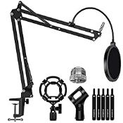 RRP £18.97 InnoGear Microphone Stand Mic Arm Suspension Boom Scissor