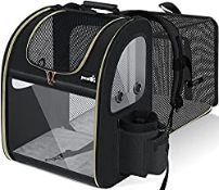 RRP £53.59 Pecute Pet Carrier Backpack Expandable