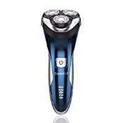 RRP £41.75 SweetLF 3D Rechargeable IPX7 Waterproof Electric Shaver