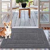 RRP £18.41 XCVBNM Non Slip Solid Color DoorMat