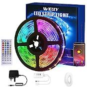 RRP £13.39 WEILY Led Strip Lights 15M Bluetooth