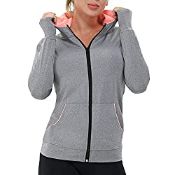 RRP £23.42 AMZSPORT Women's Running Jacket Long Sleeve Sports