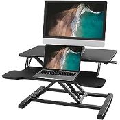 RRP £66.99 FITUEYES Standing Desk Converter 64cm Height Adjustable