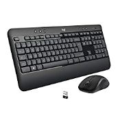 RRP £44.65 Logitech MK540 Advanced Wireless Keyboard and Mouse Combo for Windows