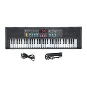RRP £35.80 Keyboard Piano 61 Keys Digital Piano Keyboard with