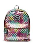 RRP £27.90 hype Unisex's Multi Rainbow Check Crest Backpack, One Size