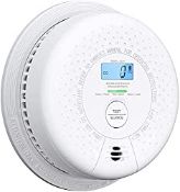 RRP £35.72 X-Sense 10 Year Battery Smoke and Carbon Monoxide Alarm with Display