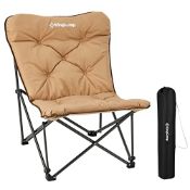 RRP £77.92 KingCamp XXL Padded Camping Chair for Adults Wide Seat