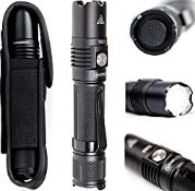 RRP £42.10 Night Provision TX11 Tactical Flashlight Torch 1600 Lumen LED with Holster