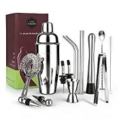 RRP £22.51 Cocktail Shaker Set