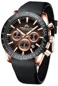 RRP £34.77 MEGALITH Mens Watches Military Designer Large Face