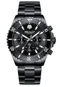 RRP £51.91 MEGALITH Mens Watches Waterproof 10ATM Chronograph