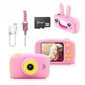 RRP £17.85 COOZi UPGRADED 1080p Kids Digital Camera with 32gb SD Card