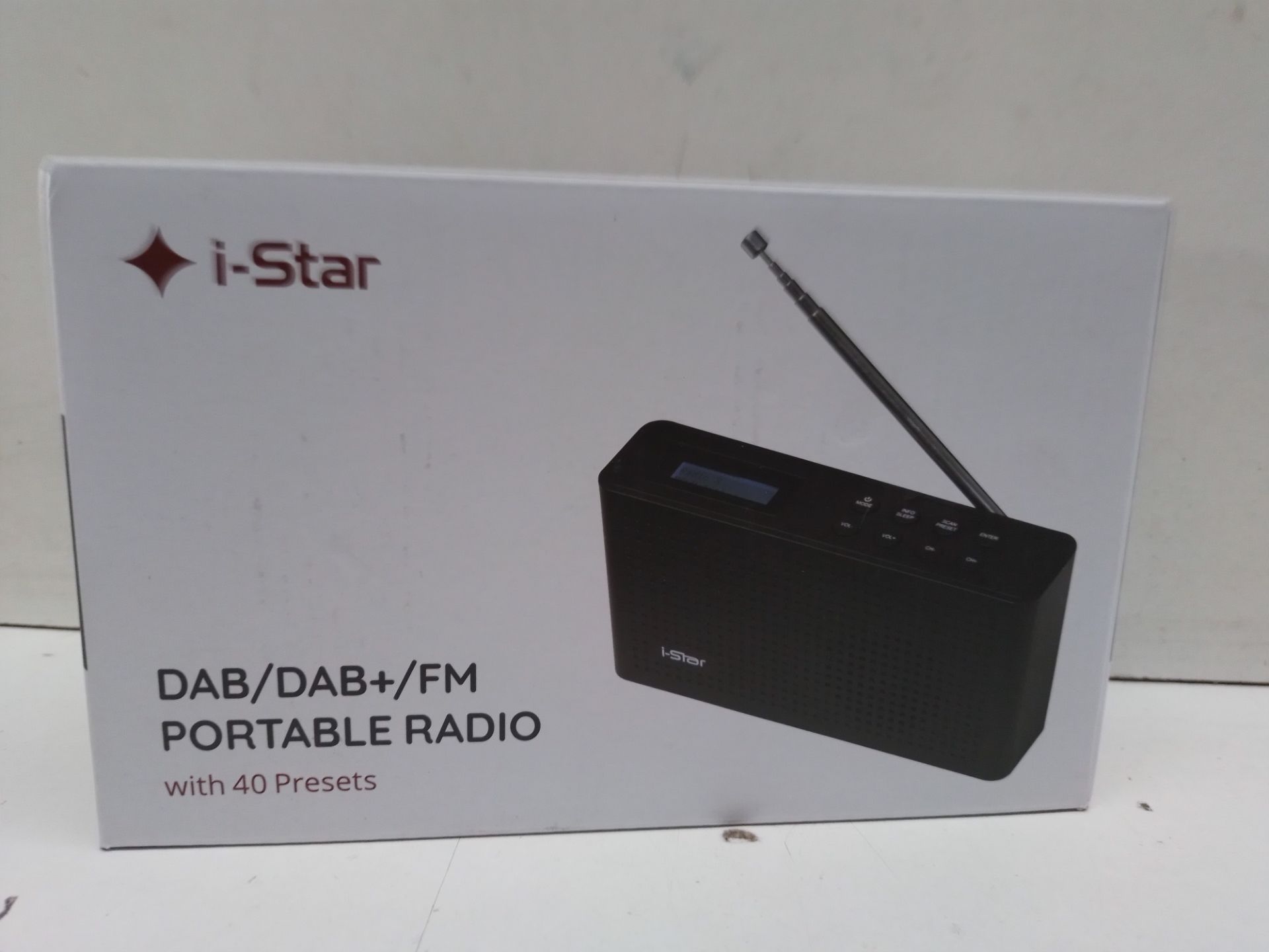 RRP £27.90 i-Star PI00679 DAB/DAB Digital+ & FM Radio - Image 2 of 2