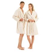 RRP £22.32 BRAND NEW STOCK English Home Unisex Bathrobe Turkish Cotton Terry Toweling