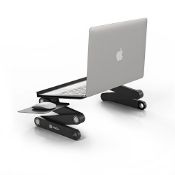 RRP £36.74 PWR+ Laptop Table Stand Adjustable Riser: Portable