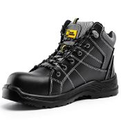 RRP £46.24 Black Hammer Mens Safety Boots Non Metal Free S1P SRC