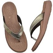 RRP £31.25 ONCAI Arch Support Womens Flip Flops