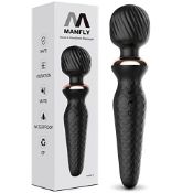 RRP £22.32 MANFLY Rechargeable Neck Massager with Memory
