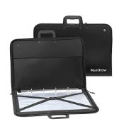 RRP £23.44 Liquidraw A3 Art Portfolio Case with 10 Sleeves Shoulder