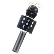 RRP £11.90 Tikimoon Karaoke Wireless Microphone for Kids Popular