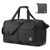 RRP £30.14 SKYSPER Travel Duffel Bag 65L Foldable Sports Bag for