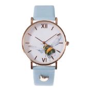 RRP £43.99 Wrendale Designs - 'Flight of The Bumblebee' Leather Watch