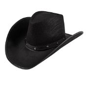 RRP £14.18 Black Cowboy Hat for Adult