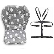 RRP £20.09 Baby High Chair Seat Cushion Liner Mat Pad Cover Resistant