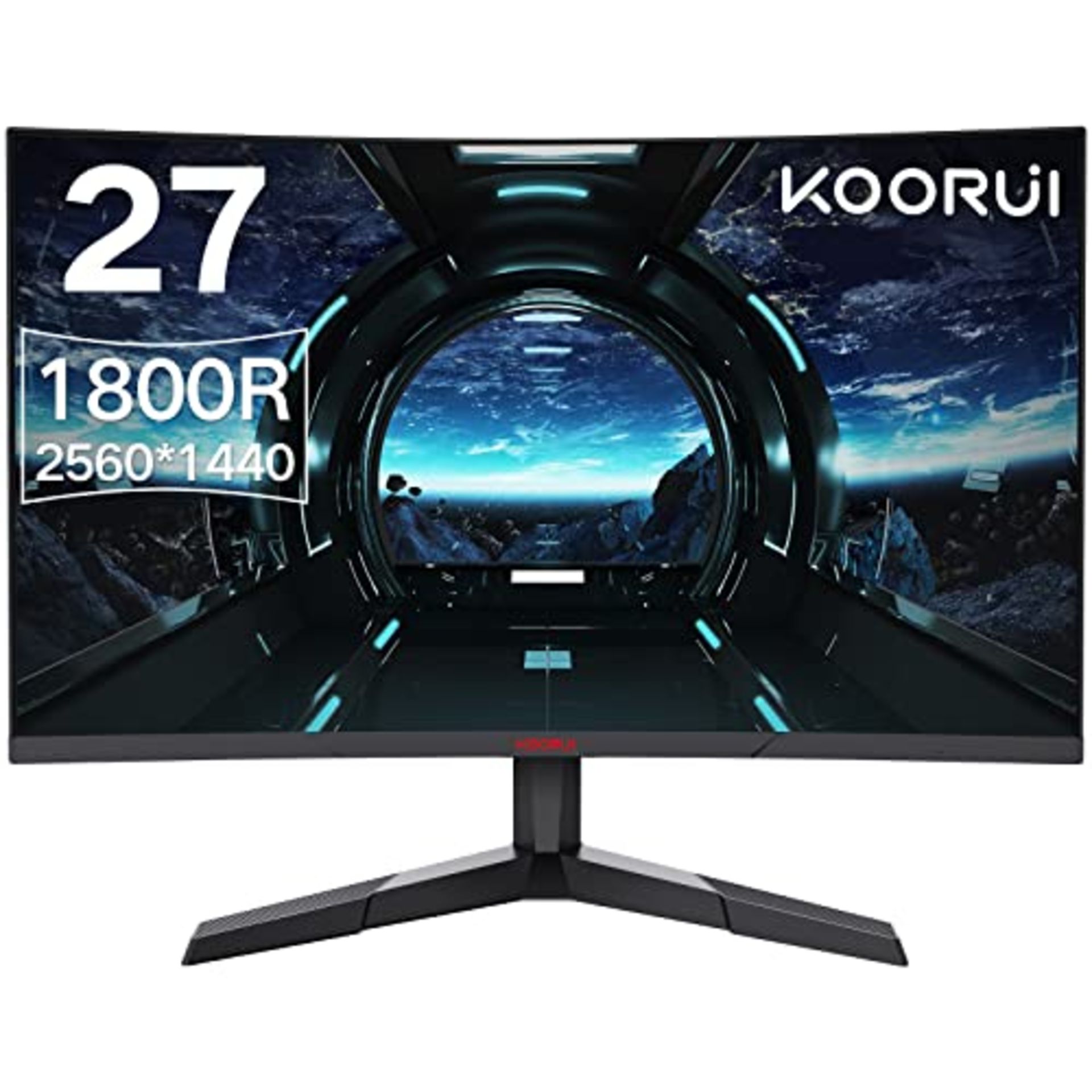 RRP £169.90 KOORUI 27-Inch Gaming Monitor - Image 2 of 3