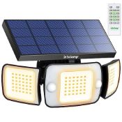 RRP £46.89 intelamp Solar Lights Outdoor 6000mAh Battery Solar